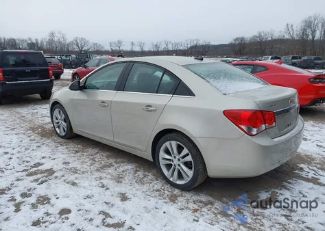 2013 Chevrolet Cruze Ltz из США, поврежденный, VIN 1G1PG5SB0D7215986
